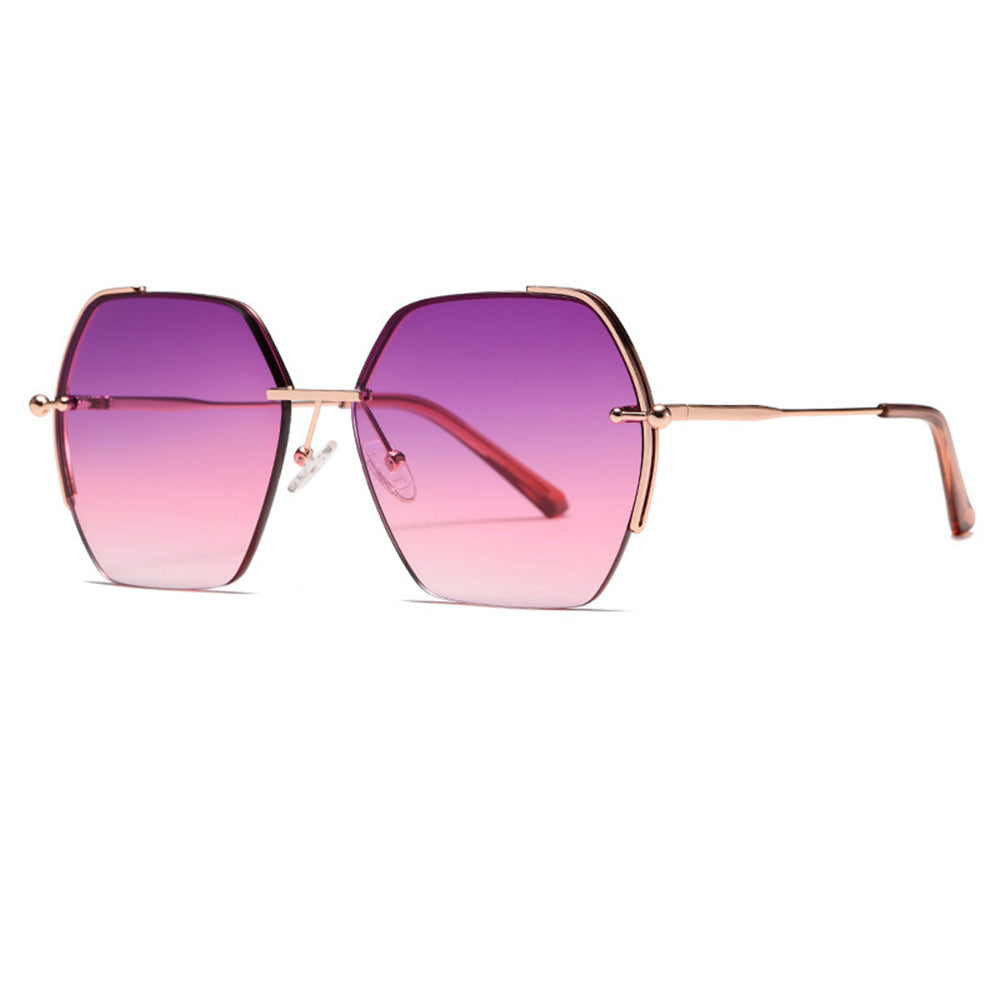 Occhiali da Sole Donna Techsuit 8561, Rosa Oro Viola Rosso