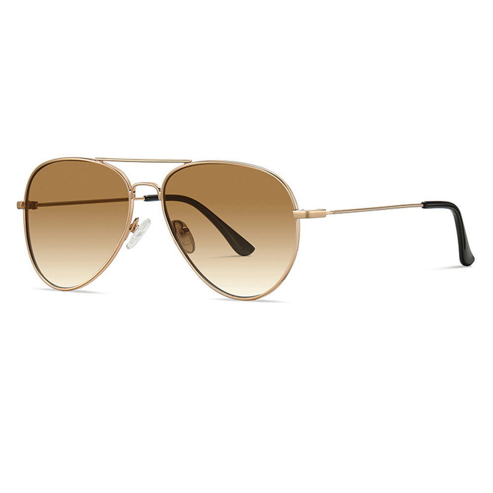 Occhiali da Sole Unisex Techsuit 3025, Protezione UV, Oro Marrone