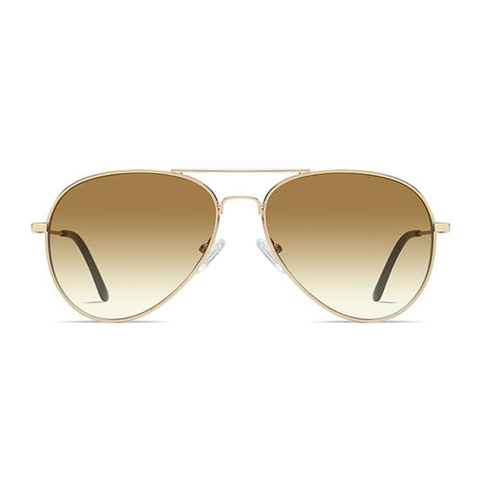 Occhiali da Sole Unisex Techsuit 3025, Protezione UV, Oro Marrone