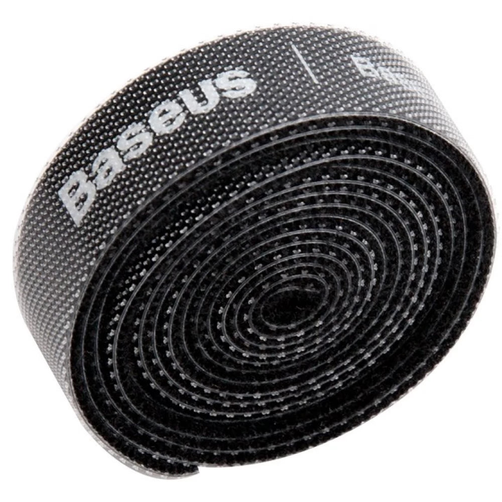 Organizzatore Cavi Baseus Circle, Velcro, 1m, Nero ACMGT-E01