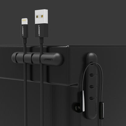Organizzatore Cavi UGREEN, Set 2 pezzi, Nero