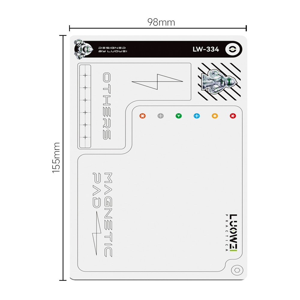 Pad Magnetico per Viti Luowei LW-334