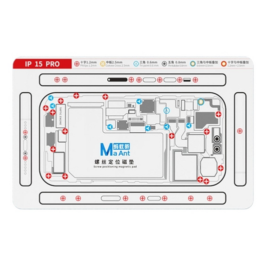 Pad Magnetico Viti MaAnt per Apple iPhone 15 Pro / 15 Pro Max