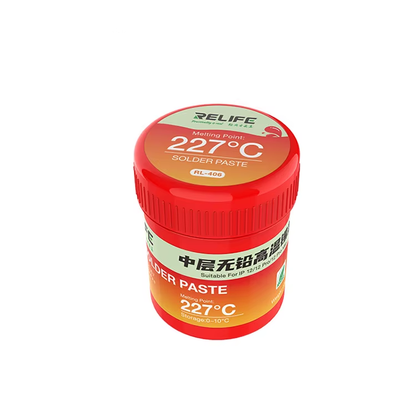 Relife RL-406 Flux Paste, Melting Point 227 Degrees