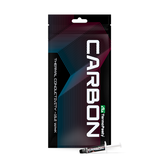 Pasta Termoconduttiva AG Termopasty Carbon, Tipo Siringa, 1g ART.AGT-324