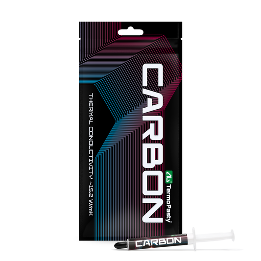 Pasta Termoconduttiva AG Termopasty Carbon, Tipo Siringa, 3g ART.AGT-325