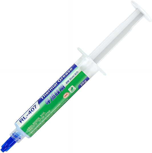 Pasta Termoconduttiva Relife RL-407, Tipo Siringa, 20g, Blu
