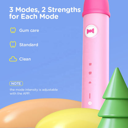 Bitvae BVK7S Kids Electric Toothbrush, Pink