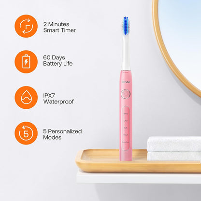 Spazzolino Elettrico Bitvae D2, Rosa
