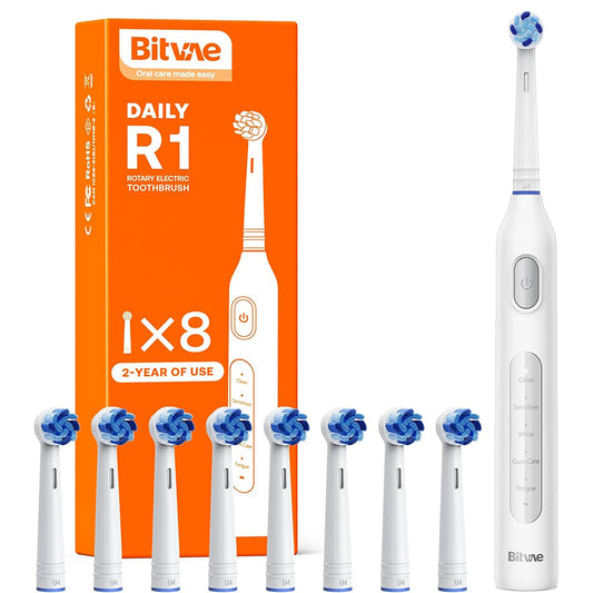 Spazzolino Elettrico Bitvae R1, Bianco
