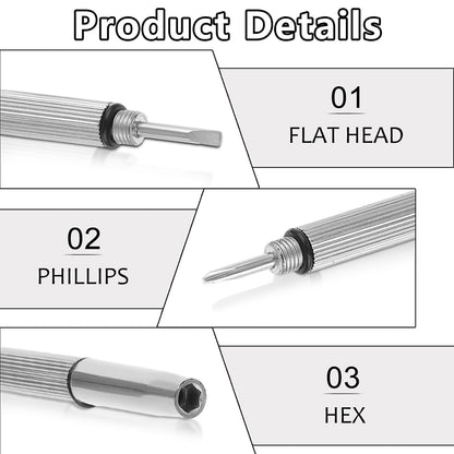 Silicone Nose Pads for Glasses and Techsuit ST1 Screwdriver, Set of 10 Pieces, Transparent