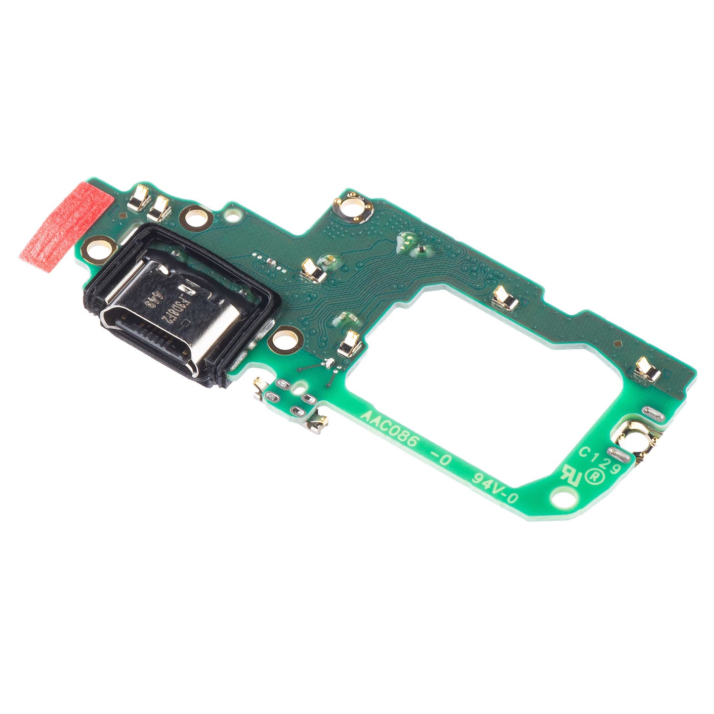 Scheda del connettore di ricarica del microfono di Oppo Reno10, Service Pack 621024000029