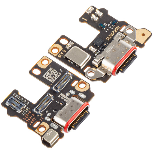 Scheda del connettore di ricarica del microfono di Motorola Edge 40 Neo, Service Pack 5P68C23165
