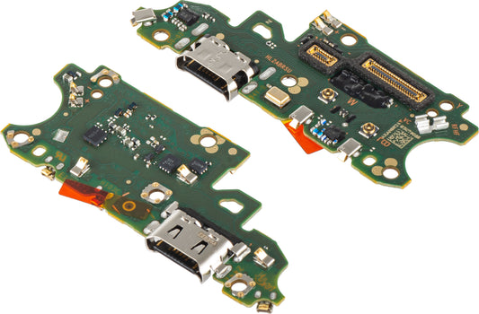 Scheda con Connettore di Ricarica - Microfono Honor X8c, Service Pack 0235AMWU