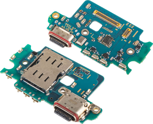 Scheda con Connettore di Ricarica - Microfono - Modulo Lettore SIM Samsung Galaxy S24 S921