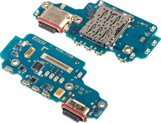 Scheda con Connettore di Ricarica - Microfono - Modulo Lettore SIM Samsung Galaxy S25 Ultra S938