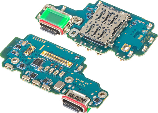 Scheda con Connettore di Ricarica - Microfono - Modulo Lettore SIM Samsung Galaxy S25 Ultra S938, Swap GH96-18321A