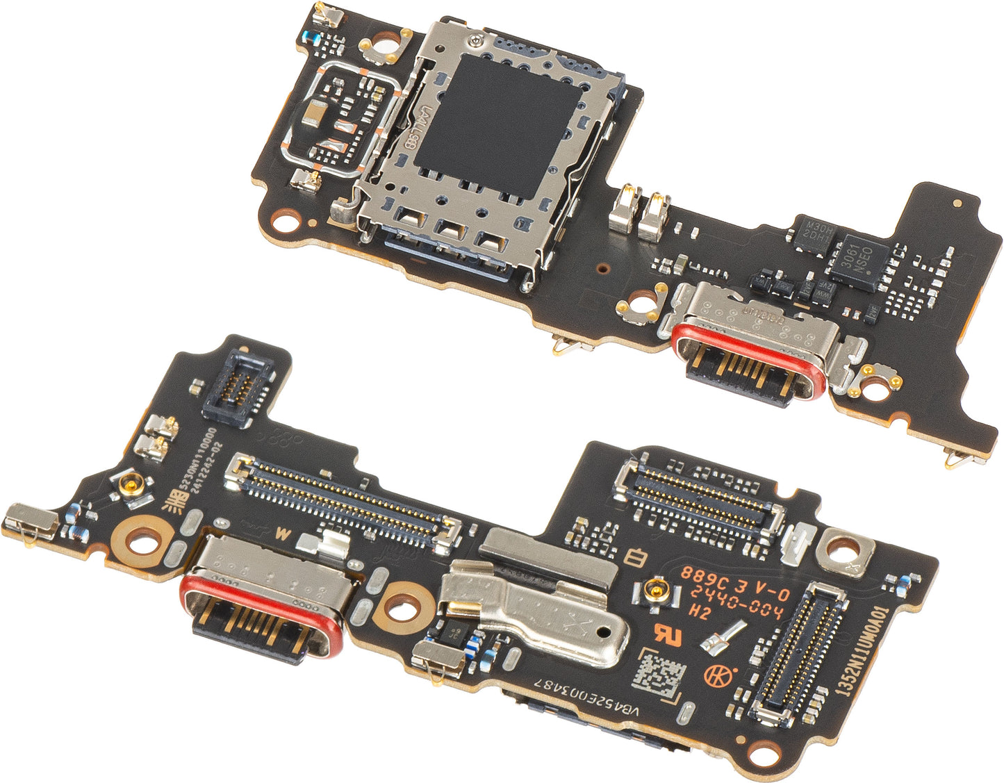 Scheda con Connettore di Ricarica - Microfono - Modulo Lettore SIM Xiaomi Poco F6 Pro, Service Pack 5600170N1100