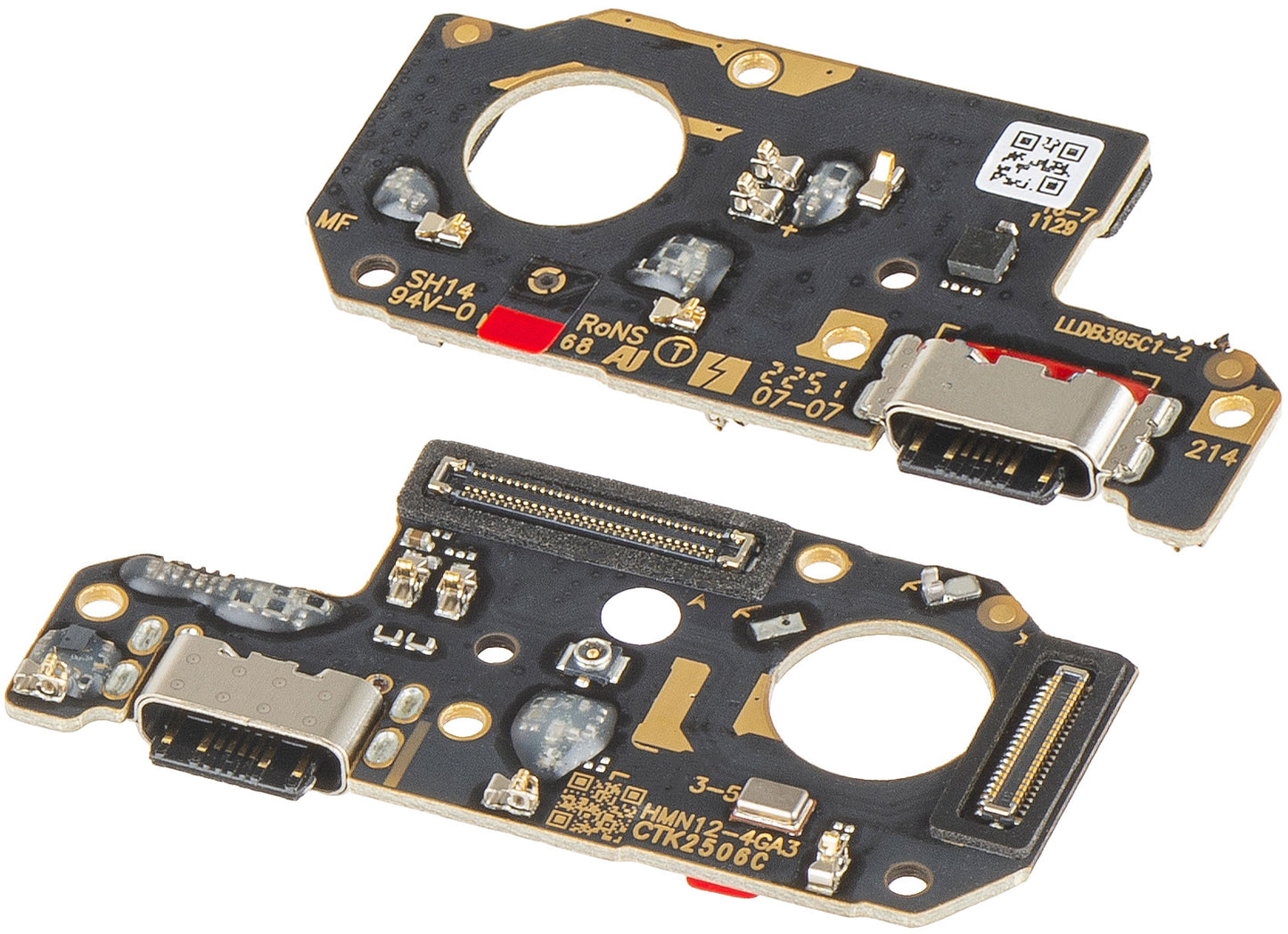 Scheda con Connettore di Ricarica - Microfono Xiaomi Redmi Note 12 4G