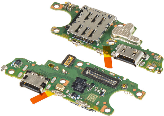 Scheda con Connettore di Ricarica - Microfono - Modulo Lettore SIM Honor 600e / 600 Lite, Service Pack 0235ASVM