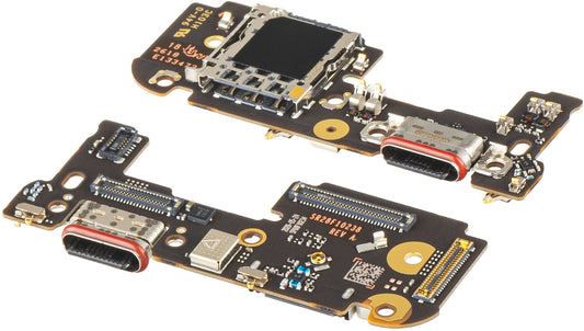 Scheda con Connettore di Ricarica - Microfono - Modulo Lettore SIM Motorola Edge 70 Max, Service Pack 5B28C33273