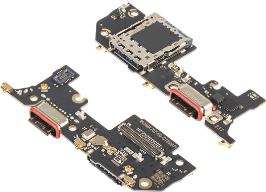 Scheda con Connettore di Ricarica - Microfono - Modulo Lettore SIM Xiaomi 14T Pro