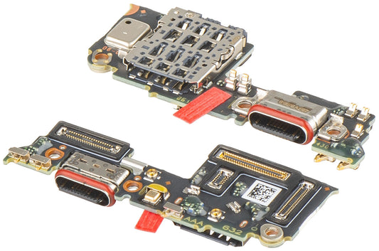 Scheda con Connettore di Ricarica - Microfono - Modulo Lettore SIM Oppo Reno16, Service Pack 621020002200