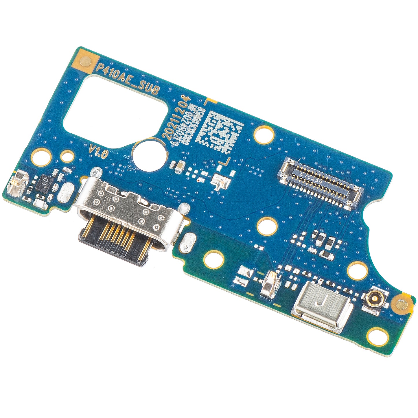 Motorola Moto Moto E32s Microfono Scheda connettore di ricarica, Service Pack 5P68C20804 