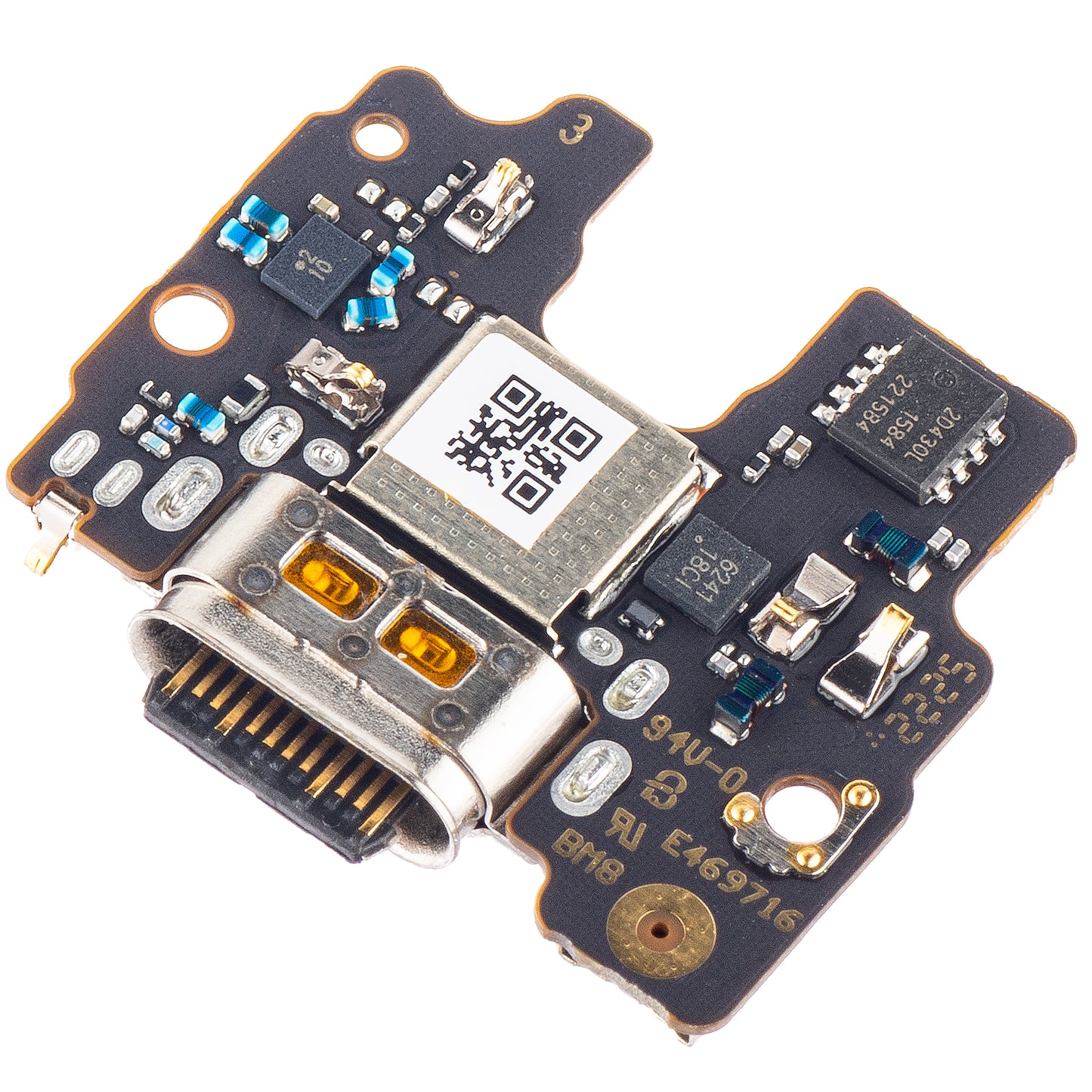 Motorola Edge 30 Fusion Microfono Scheda connettore di ricarica, Service Pack 5P68C21194 