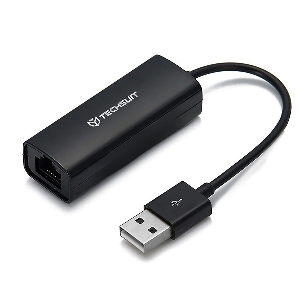 Scheda di Rete Techsuit AC19, RJ45, USB, Nera
