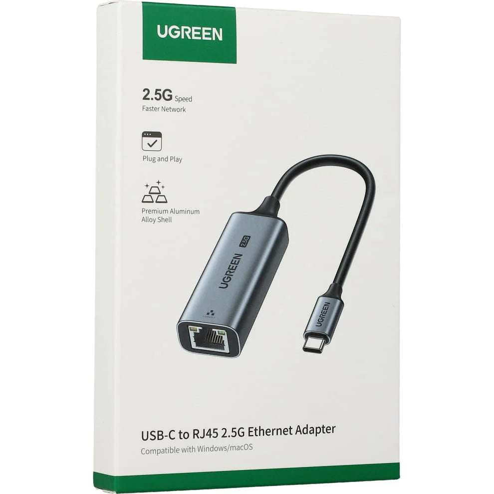 Scheda di Rete UGREEN CM648, RJ45, USB, Grigio