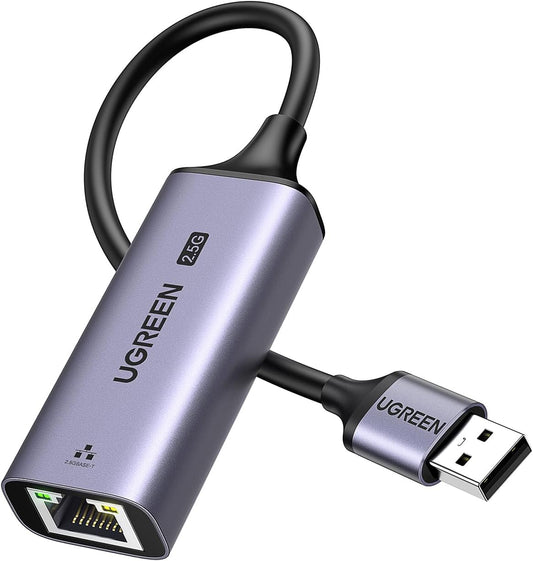 Scheda di Rete UGREEN CM648, RJ45, USB, Grigio