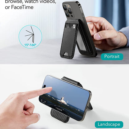 Portafoglio Magsafe, ESR, Carbonio, Nero