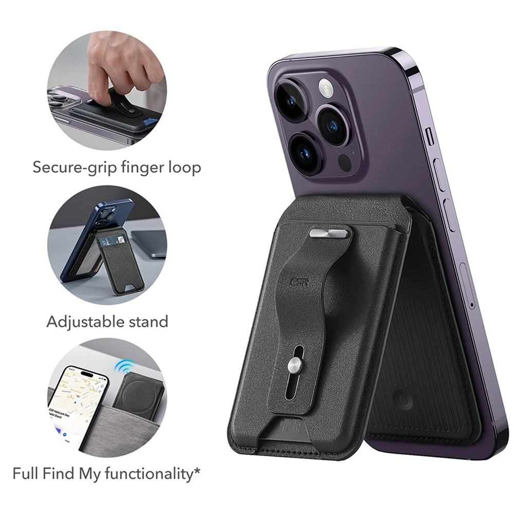 Portafoglio MagSafe, ESR, Findy my Wallet 3C, Nero