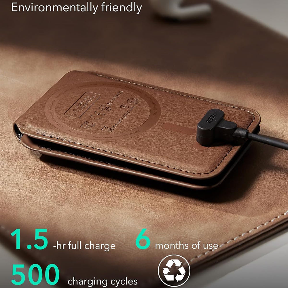 Portafoglio MagSafe, ESR, Findy my Wallet 5C, Marrone