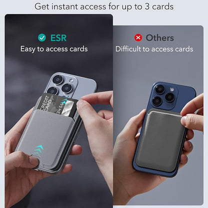 Portafoglio Magsafe, ESR, Grigio