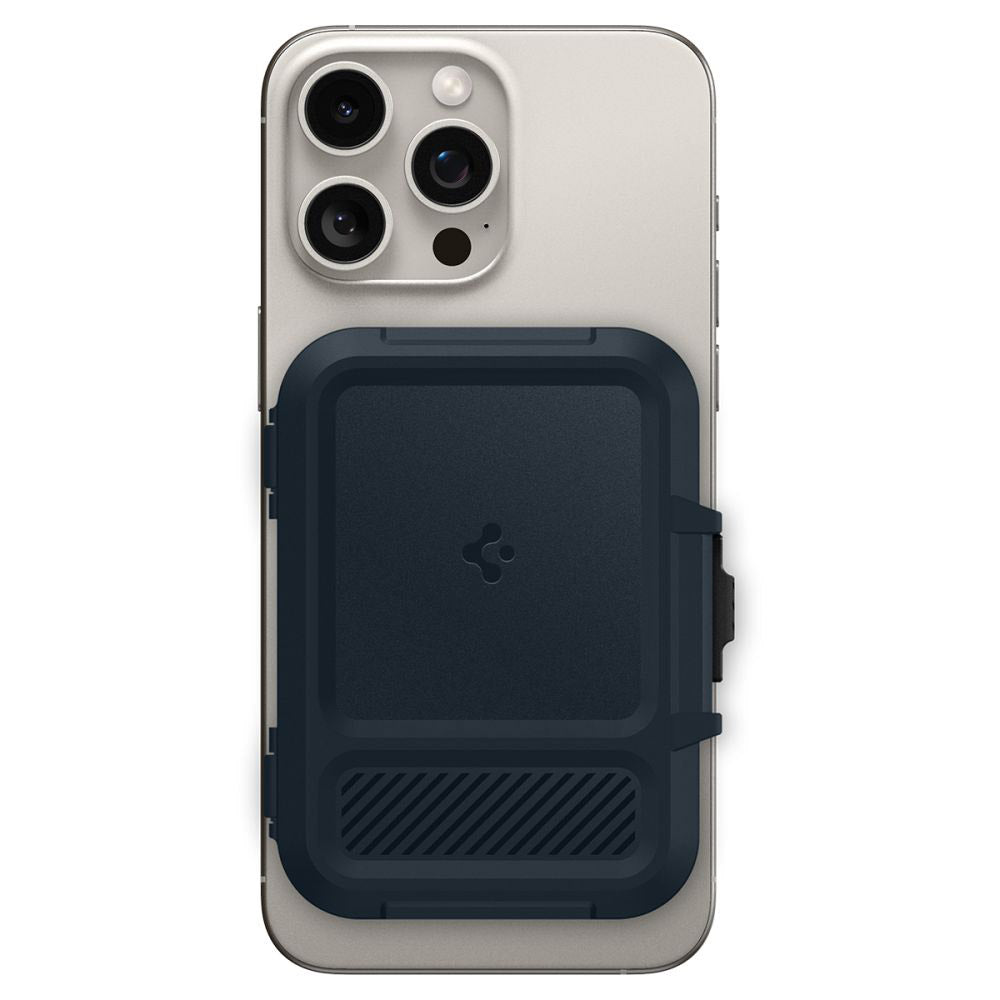 Portafoglio Magsafe, Spigen, Lock Fit, Nero AFA08526