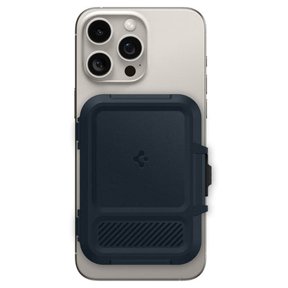 Portafoglio Magsafe, Spigen, Lock Fit, Nero AFA08526