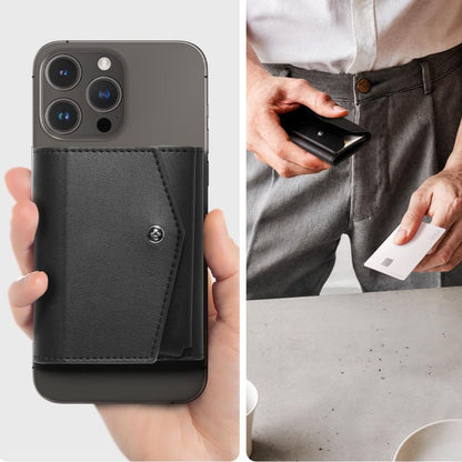 Portafoglio Magsafe, Spigen, Valentinus Pro, Nero AFA09442