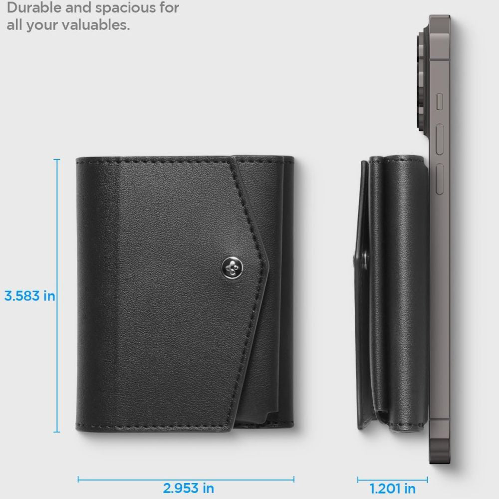 Portafoglio Magsafe, Spigen, Valentinus Pro, Nero AFA09442