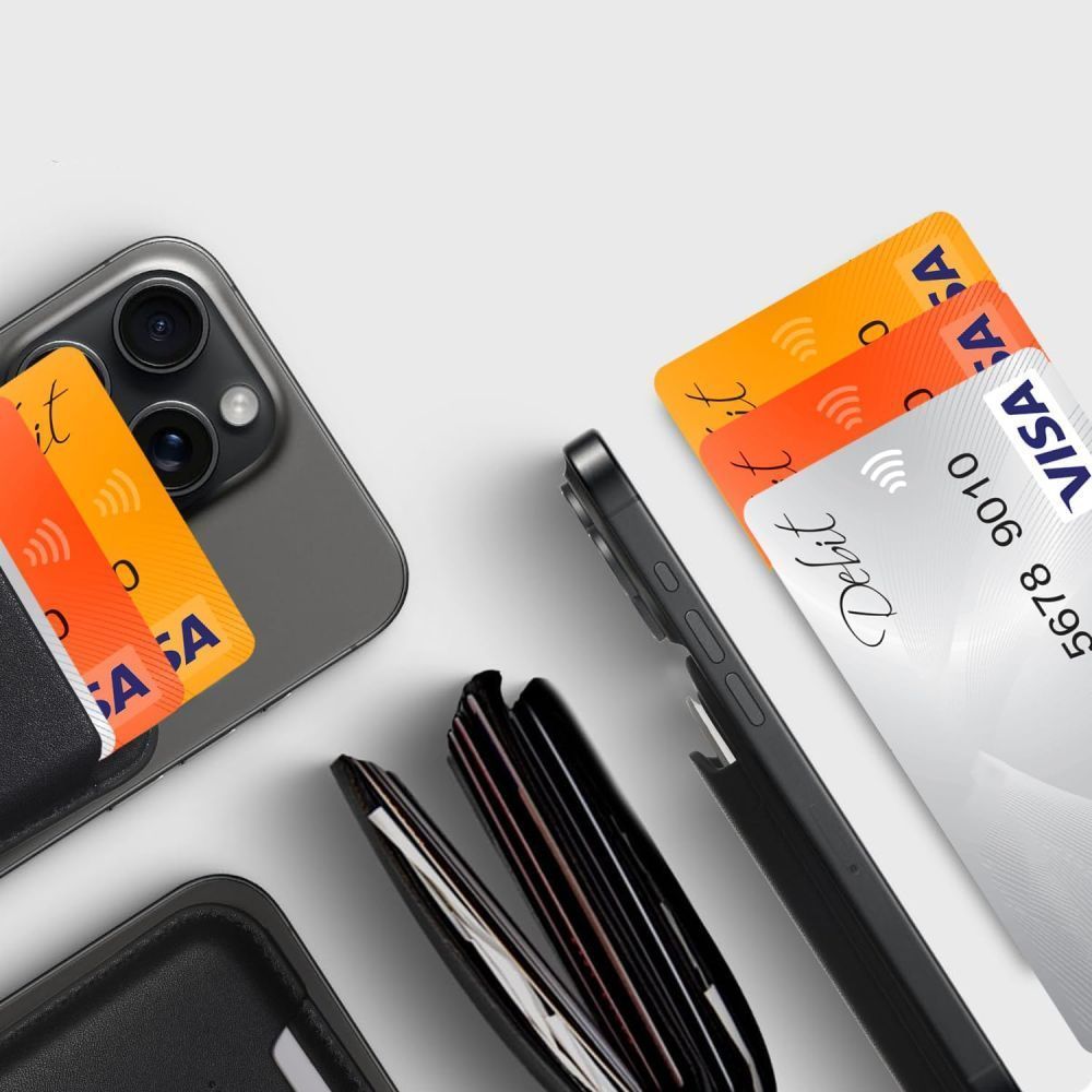 Portafoglio MagSafe, Tech-Protect, Magwallet, Arancione