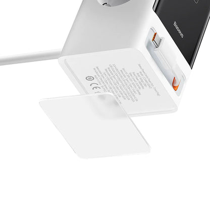 Prolunga Baseus PowerCombo, 1 x Schuko, Bianco PSLR000602