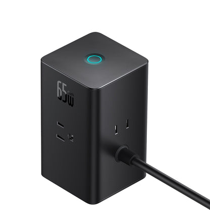 Baseus PowerCombo US Extension, 3 x Sockets, Black PSLR000101