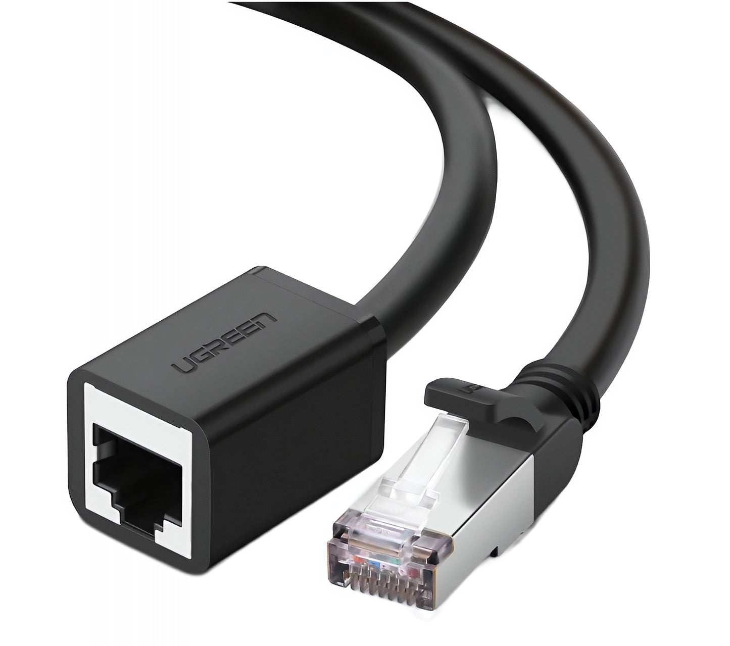 Prolunga Cavo Rete Ethernet UGREEN NW112, RJ45 - RJ45, 2m, Nero