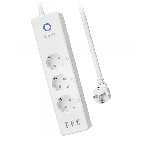 Prolunga Gosund P1 Plus, Wi-Fi, 3 x Schuko