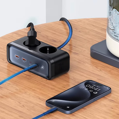 Prolunga McDodo CH-4610, 2 x Schuko, Nero