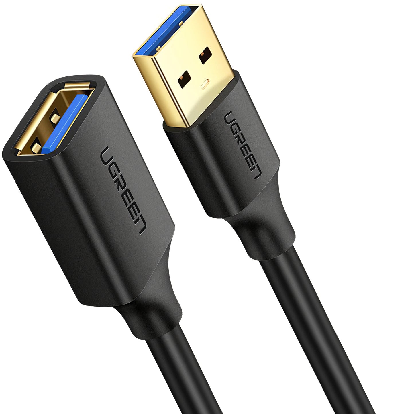 UGREEN US129 USB 3.0 Extension Cable, 1m, Black