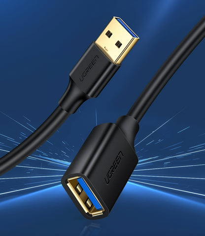 Prolunga USB 3.0 UGREEN US129, 2m, Nero