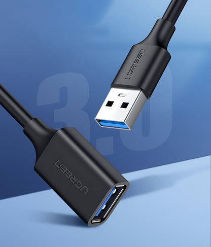 Prolunga USB 3.0 UGREEN US129, 2m, Nero