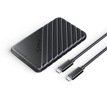 Rack Orico 25PW1C-C3 per HDD / SSD SATA 2.5 pollici, USB-C, Nero